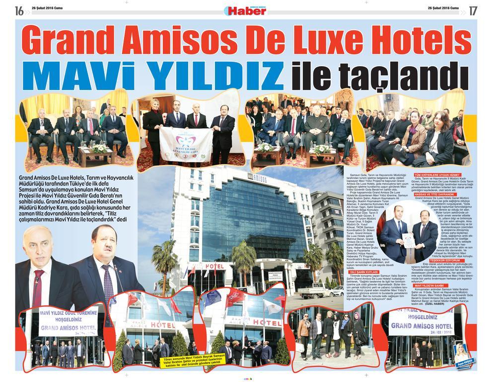 Grand Amisos Hotel Samsun Exterior photo